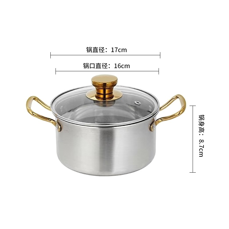 Stainless steel single buffet hot pot